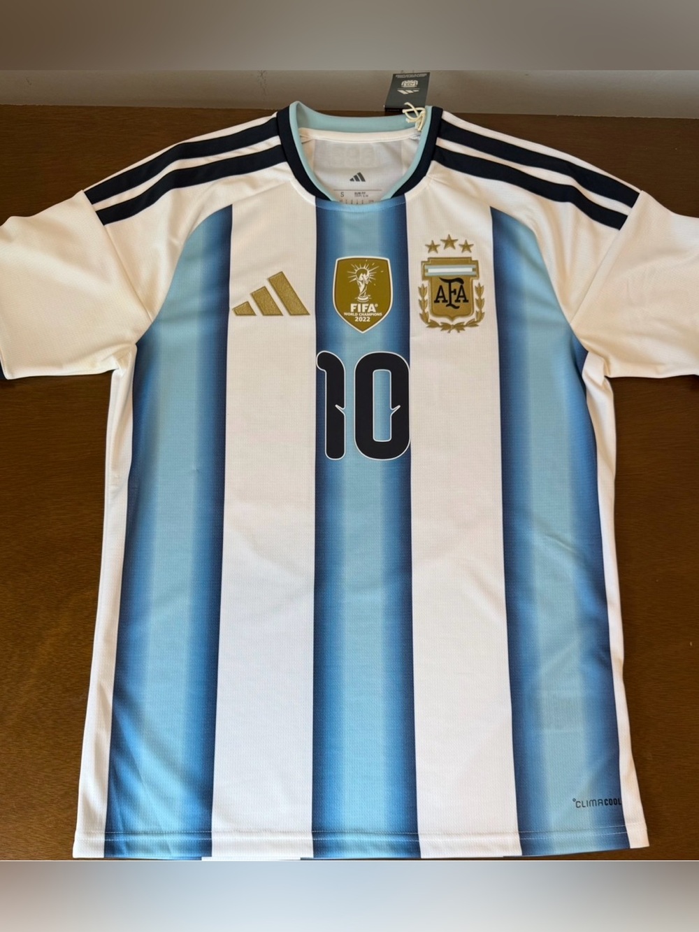 Adidas Argentina Soccer 2026 Home World Cup Finals Jersey #10 Messi (NEW W TAGS)